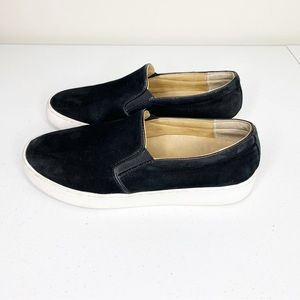 Vionic Midi Slip On Suede Sneaker Black Size 6.5